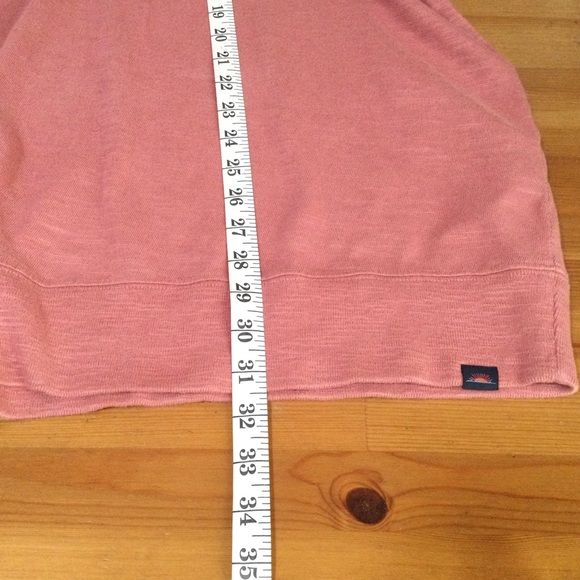 Faherty Men’s Slub Cotton 1/4 Zip Summer Red Sweater Size XXL - Picture 6 of 10